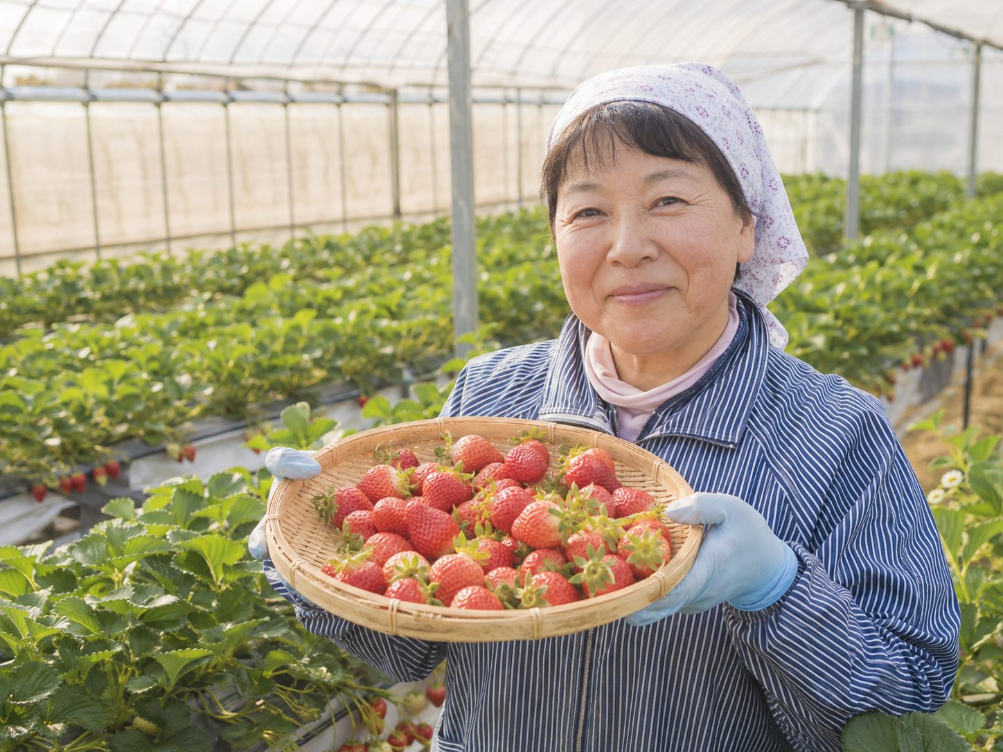 いちごの生産者