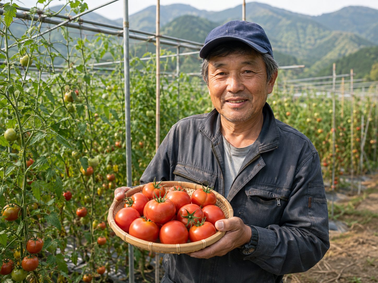 トマト農家の生産者